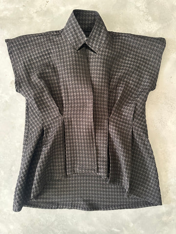 Black Brocade Shacket