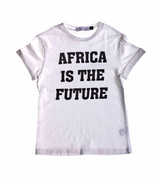 White AFRICA tee