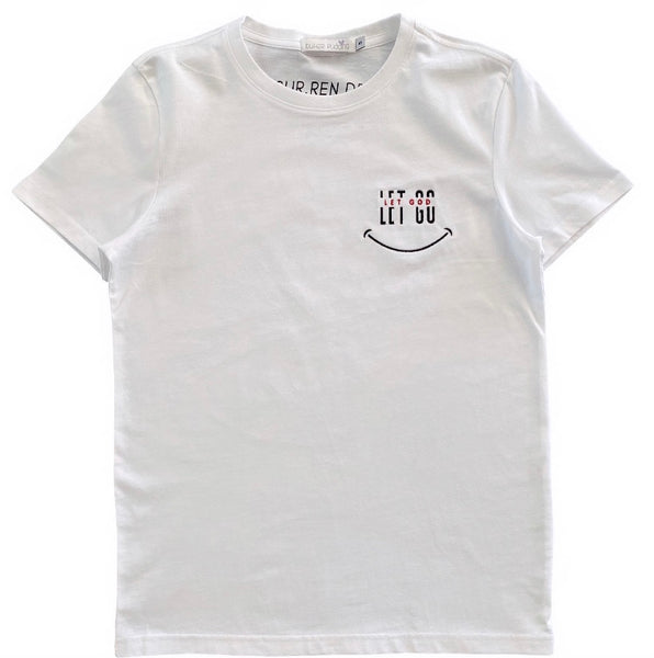 White LG T-shirt