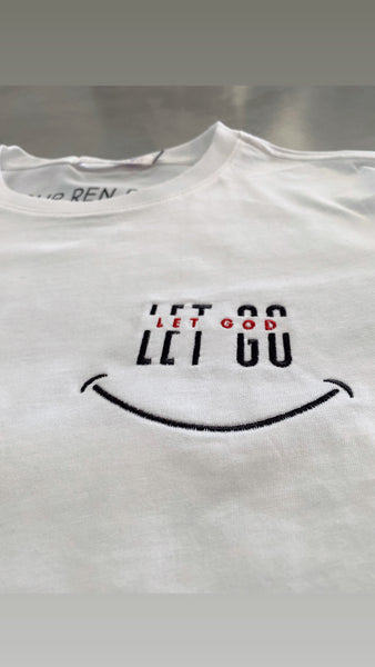 White LG T-shirt