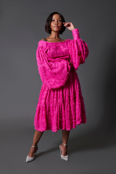 Pink Fluffy 2 piece