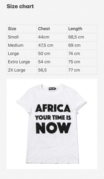 AFRICA your time is NOW adult t-shirt (grey melange)